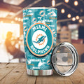 Miami Dolphins Tumbler Cup Custom Car Accessories - Gearcarcover - 1