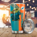 Miami Dolphins Tumbler Cup Custom Car Accessories - Gearcarcover - 1