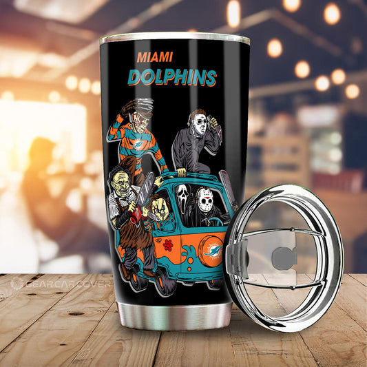 Miami Dolphins Tumbler Cup Custom Car Accessories - Gearcarcover - 1