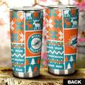 Miami Dolphins Tumbler Cup Custom Ugly Style Car Accessories - Gearcarcover - 2