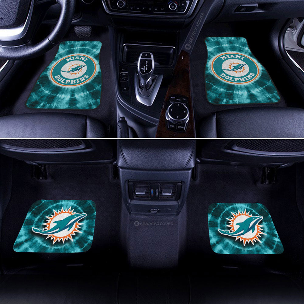 Miami Dolphinsv Car Floor Mats Custom Tie Dye Car Accessories - Gearcarcover - 2