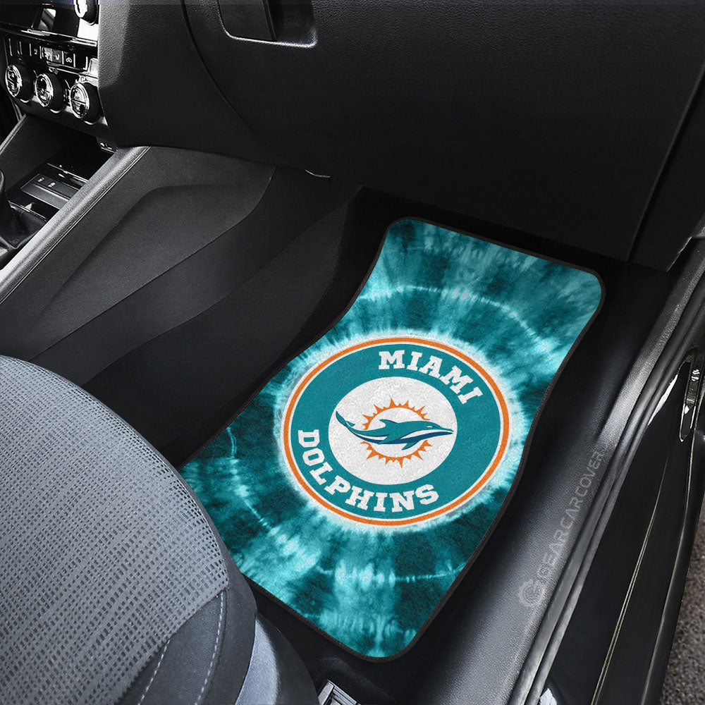 Miami Dolphinsv Car Floor Mats Custom Tie Dye Car Accessories - Gearcarcover - 3