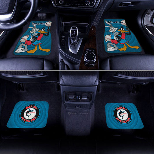 Miami Marlins Car Floor Mats Custom Car Accessories - Gearcarcover - 2
