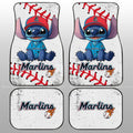 Miami Marlins Car Floor Mats Stitch Theme Collection - Gearcarcover - 1