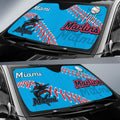 Miami Marlins Car Sunshade Custom Car Accessories - Gearcarcover - 2