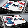 Miami Marlins Car Sunshade Stitch Theme Collection - Gearcarcover - 2