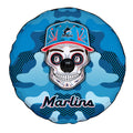 Miami Marlins Spare Tire Covers Camera Hole Skull Theme Collection - Gearcarcover - 4