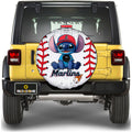 Miami Marlins Spare Tire Covers Camera Hole Stitch Theme Collection - Gearcarcover - 1
