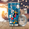 Miami Marlins Tumbler Cup Custom Car Accessories - Gearcarcover - 2