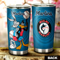 Miami Marlins Tumbler Cup Custom Car Accessories - Gearcarcover - 1
