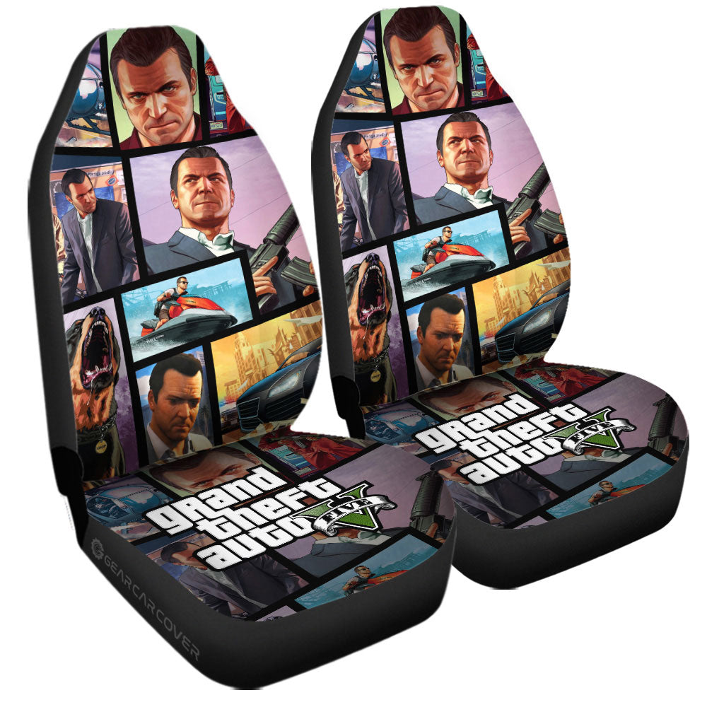Michael De Santa Car Seat Covers Custom Car Accessories - Gearcarcover - 3