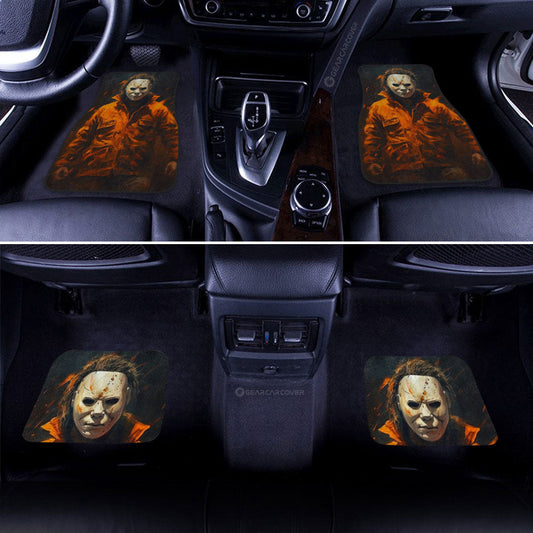 Michael Myers Car Floor Mats Custom Horror Car Accessories - Gearcarcover - 2