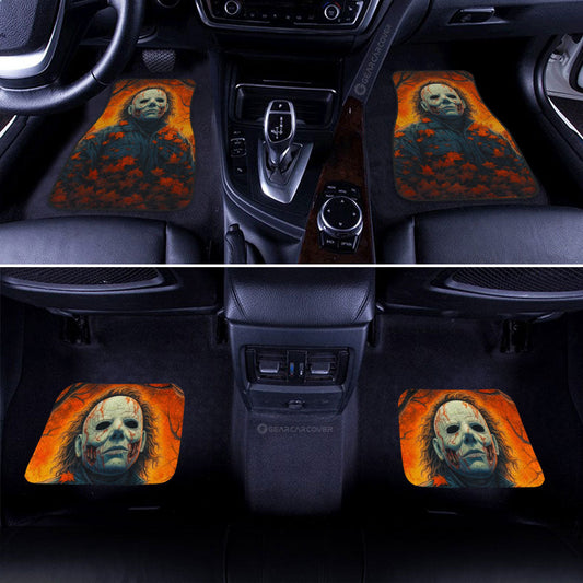 Michael Myers Car Floor Mats Custom Horror Car Accessories - Gearcarcover - 2