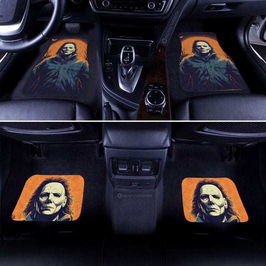 Michael Myers Car Floor Mats Custom Horror Car Accessories - Gearcarcover - 2