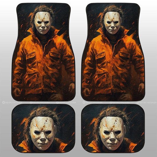 Michael Myers Car Floor Mats Custom Horror Car Accessories - Gearcarcover - 1