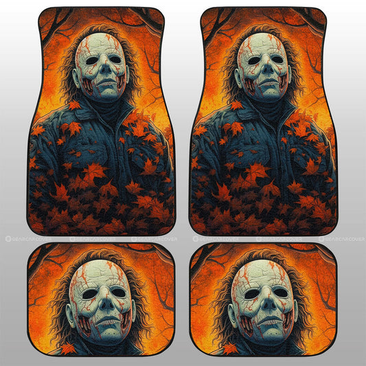 Michael Myers Car Floor Mats Custom Horror Car Accessories - Gearcarcover - 1