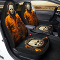 Michael Myers Car Seat Covers Custom Horror Car Accessories - Gearcarcover - 2