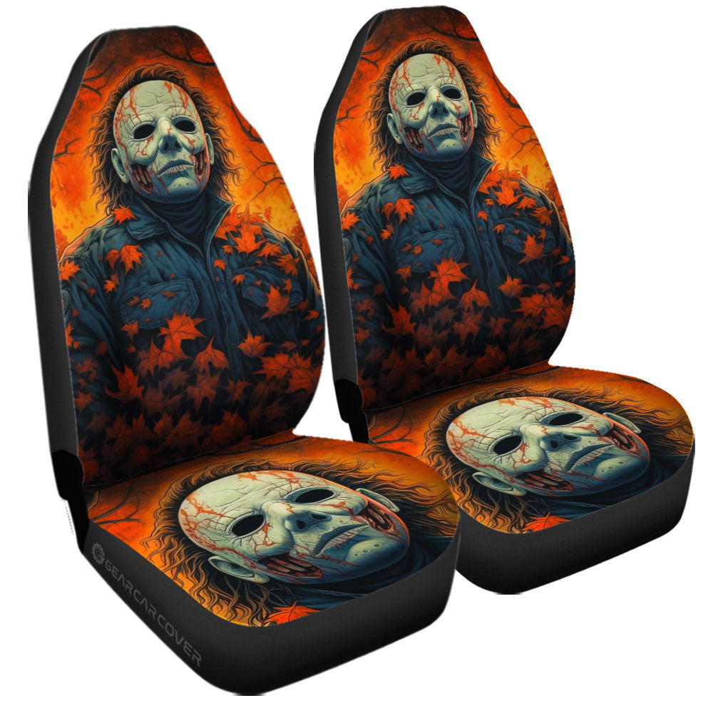 Michael Myers Car Seat Covers Custom Horror Car Accessories - Gearcarcover - 3