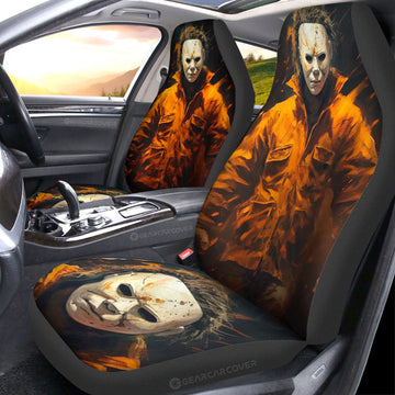 Michael Myers Car Seat Covers Custom Horror Car Accessories - Gearcarcover - 1