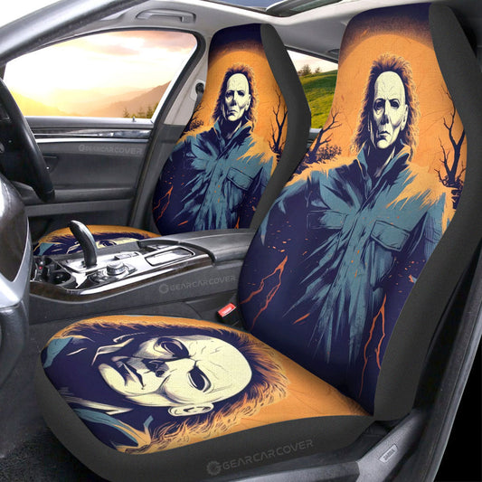 Michael Myers Car Seat Covers Custom Horror Car Accessories - Gearcarcover - 1