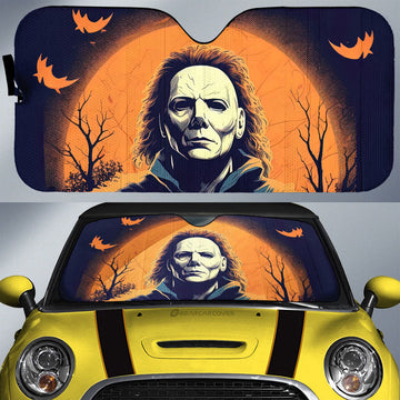 Michael Myers Car Sunshade Custom Horror Car Accessories - Gearcarcover - 1