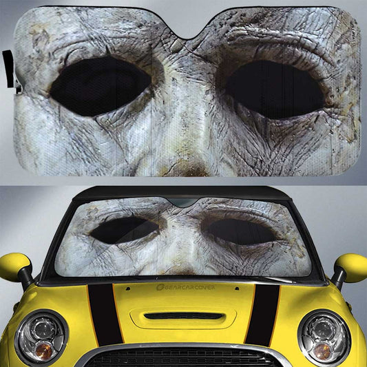 Michael Myers Car Sunshade Custom Horror Face Car Interior Accessories - Gearcarcover - 1