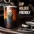 Michael Myers Tumbler Cup Custom Horror Car Accessories - Gearcarcover - 3