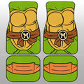 Michelangelo Car Floor Mats Custom Ninja Turtle Car Accessories - Gearcarcover - 1