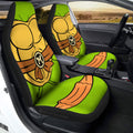 Michelangelo Car Seat Covers Custom Ninja Turtle Car Accessories - Gearcarcover - 2