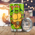 Michelangelo Tumbler Cup Custom Ninja Turtle Car Accessories - Gearcarcover - 2