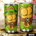 Michelangelo Tumbler Cup Custom Ninja Turtle Car Accessories - Gearcarcover - 1