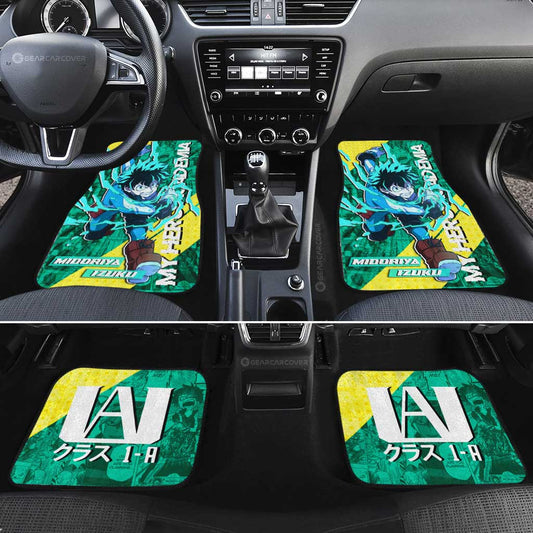 Midoriya Izuku Car Floor Mats Custom Car Accessories - Gearcarcover - 2