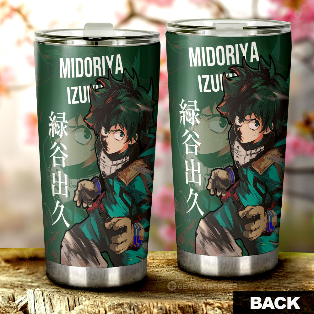 Midoriya Izuku Tumbler Cup Custom Car Accessories For Fans - Gearcarcover - 3