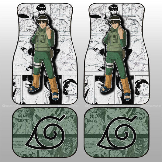 Might Guy Car Floor Mats Custom Anime Car Accessories Mix Manga - Gearcarcover - 2