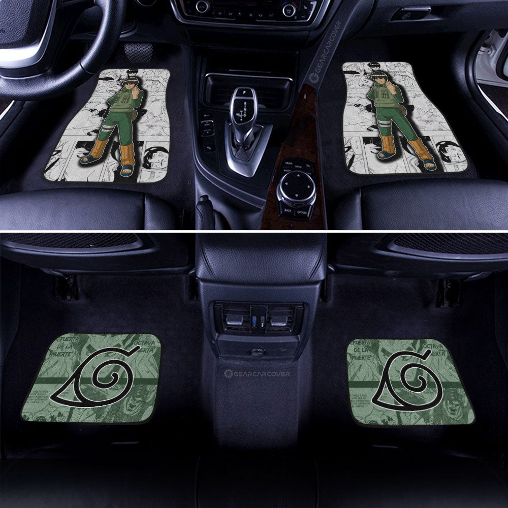 Might Guy Car Floor Mats Custom Anime Car Accessories Mix Manga - Gearcarcover - 3