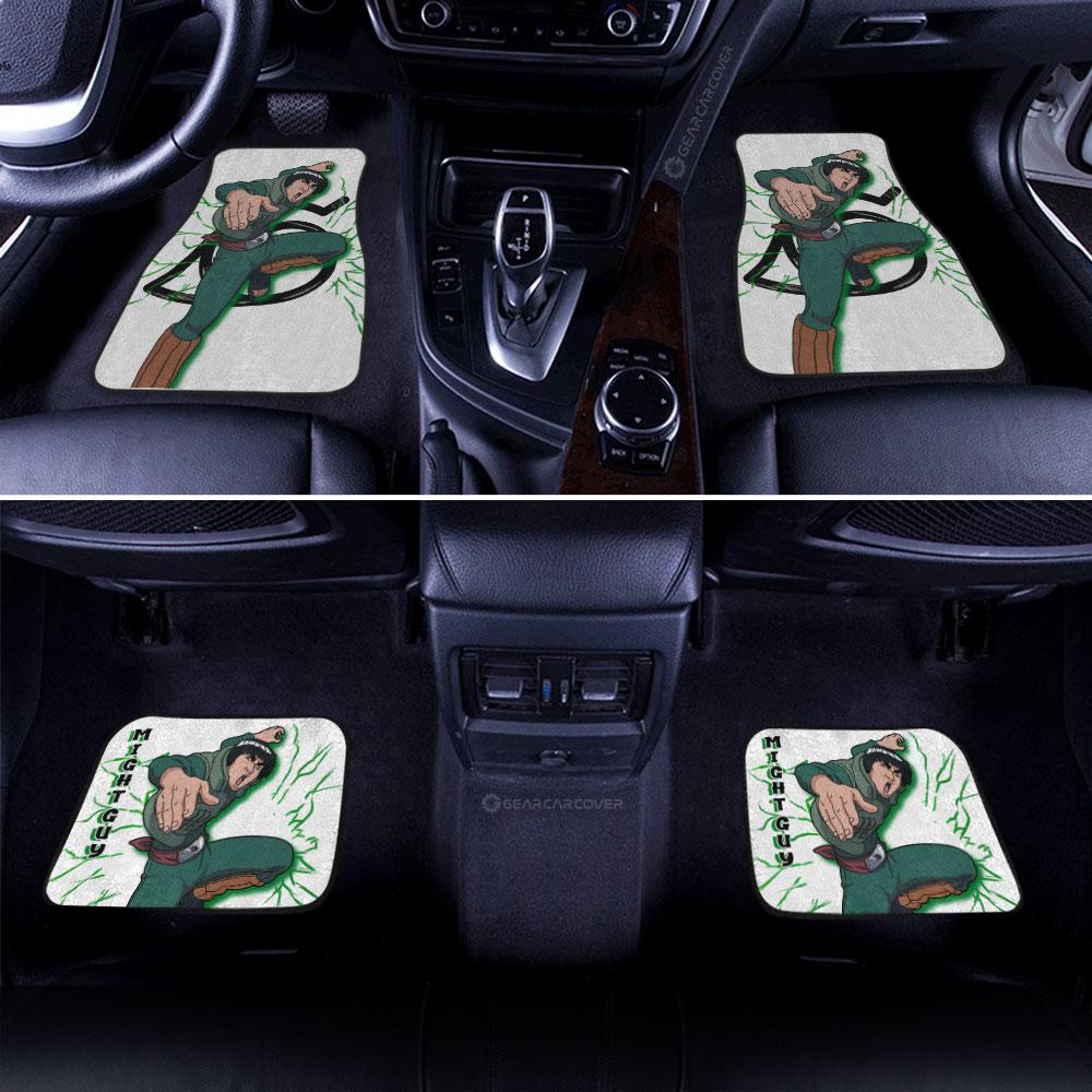 Might Guy Car Floor Mats Custom Anime - Gearcarcover - 3