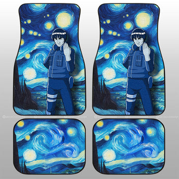 Might Guy Car Floor Mats Custom Starry Night Styles - Gearcarcover - 1