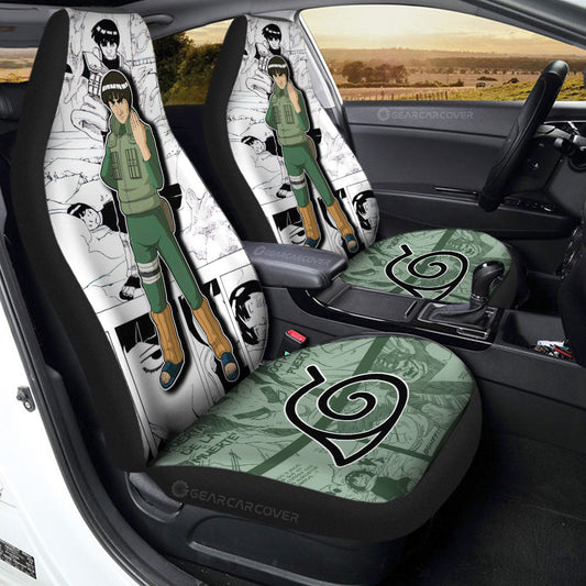 Might Guy Car Seat Covers Custom Anime Car Accessories Mix Manga - Gearcarcover - 1