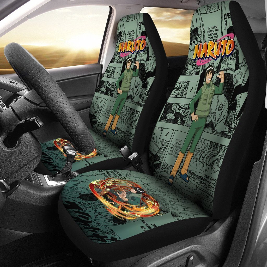 Might Guy Car Seat Covers Custom Manga Anime Car Accessories - Gearcarcover - 1