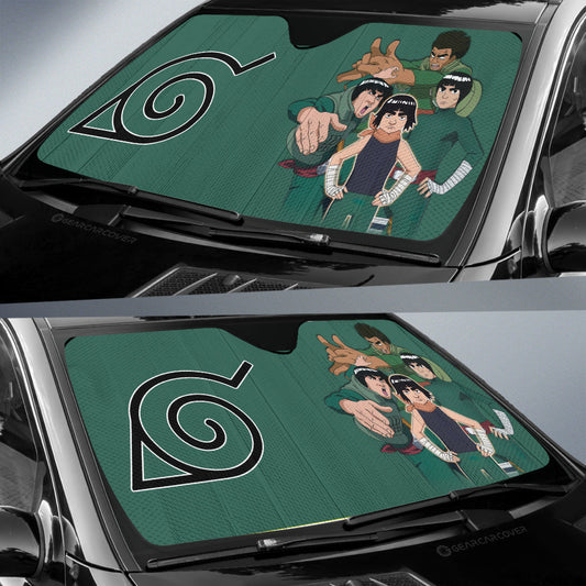 Might Guy Car Sunshade Custom Anime Car Accessories - Gearcarcover - 2