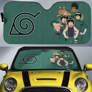 Might Guy Car Sunshade Custom Anime Car Accessories - Gearcarcover - 1