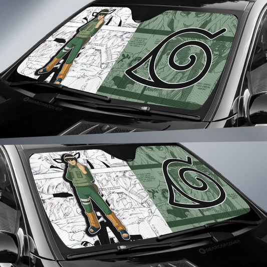 Might Guy Car Sunshade Custom Mix Manga Car Accessories - Gearcarcover - 2