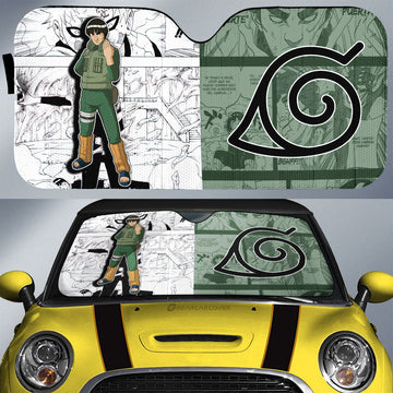 Might Guy Car Sunshade Custom Mix Manga Car Accessories - Gearcarcover - 1