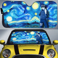 Might Guy Car Sunshade Custom Starry Night Styles - Gearcarcover - 1