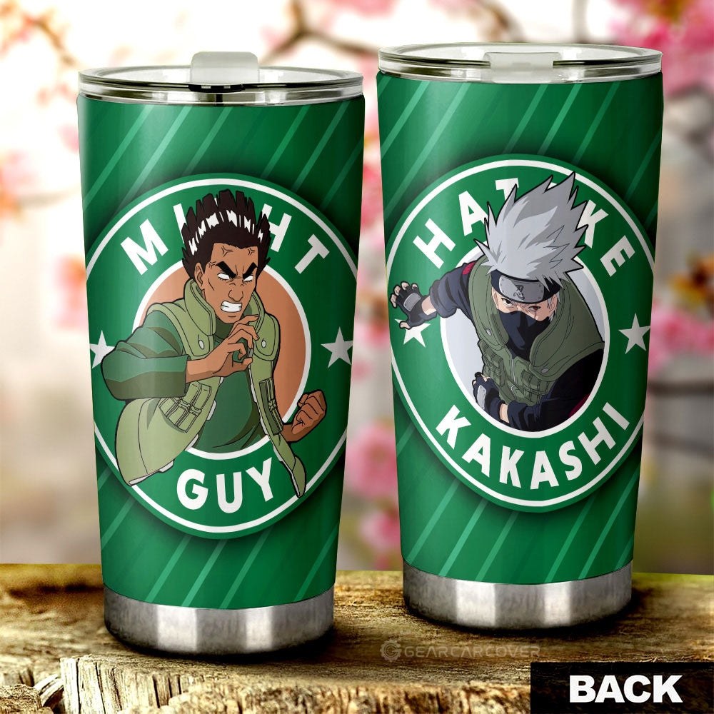 Might Guy Hatake Kakashi Tumbler Cup Custom Anime Car Accessories - Gearcarcover - 3