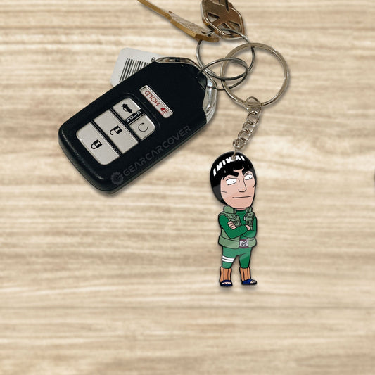 Might Guy Keychains Custom Anime Car Accessories - Gearcarcover - 1