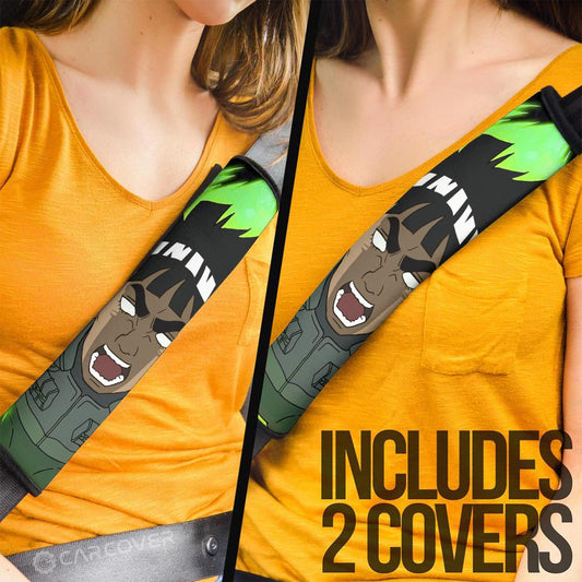 Might Guy Seat Belt Covers Custom For Anime Fans - Gearcarcover - 2
