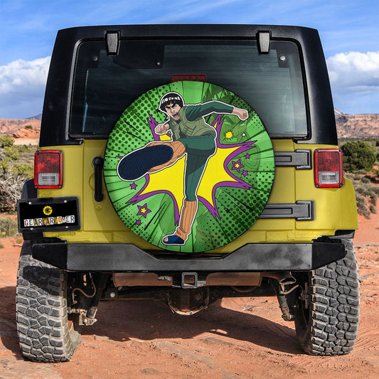 Might Guy Spare Tire Covers Custom Anime Car Accessories - Gearcarcover - 2