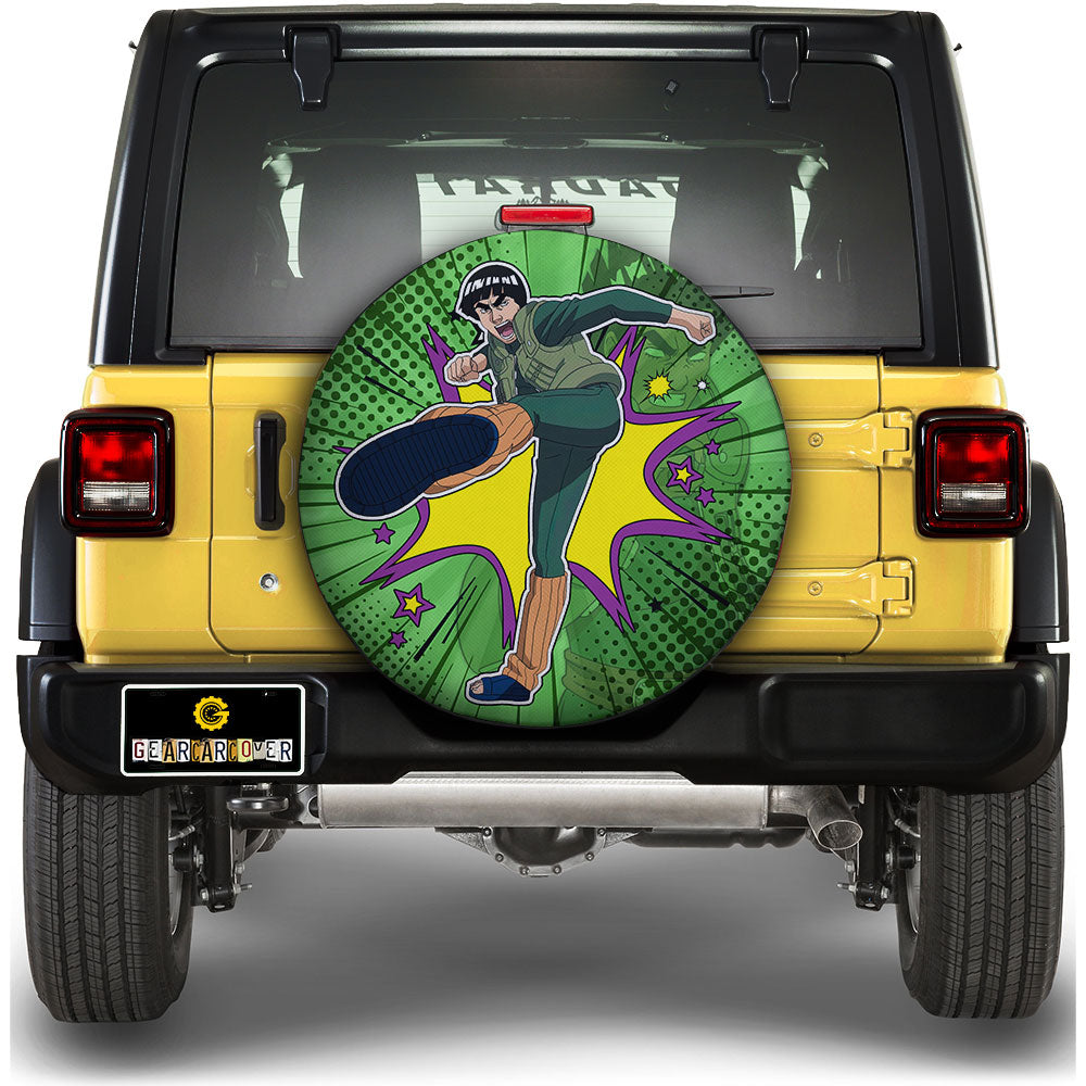 Might Guy Spare Tire Covers Custom Anime Car Accessories - Gearcarcover - 1