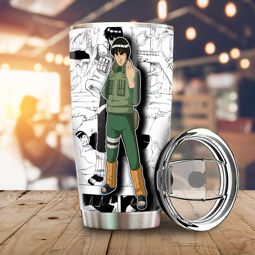 Might Guy Tumbler Cup Custom Anime Car Accessories Mix Manga - Gearcarcover - 1